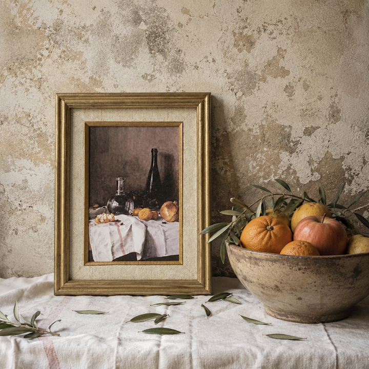 FRAMED DINING PICTURE 23x30cm